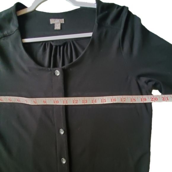 J.Jill Stretch Button Front 3/4 Sleeve Cardigan Size M EUC - Picture 10 of 14